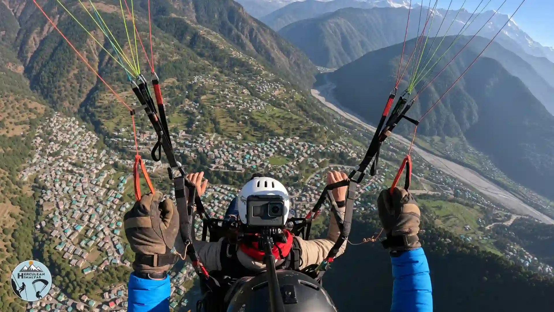 Best time for paragliding in Manali weather chart